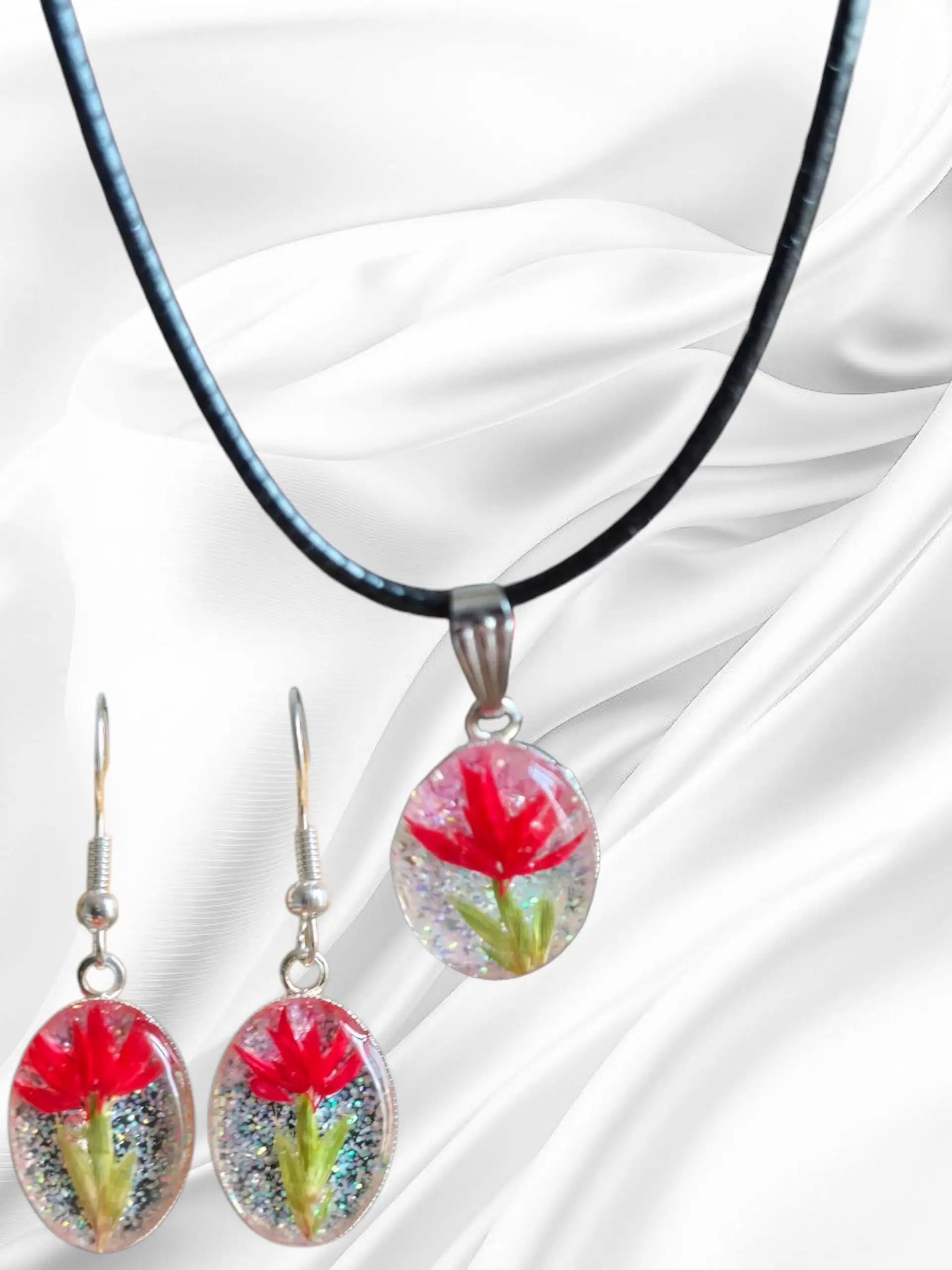 parure simple fond pailleté